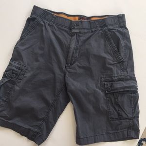 Dark Gray Cargo Shorts